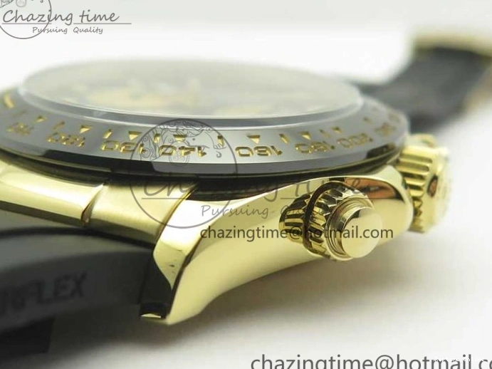 0407 Daytona 116518 LN Paul Newman ARF 1:1 Best Edition Black Dial on Oysterflex Strap A4130 Super Clone Chic 3356